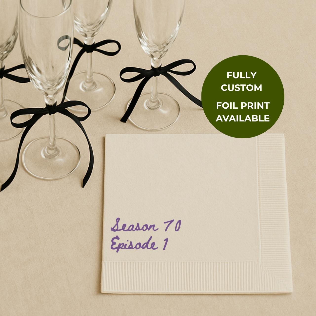 Season 70, Episode 1 | 70th Birthday Napkins