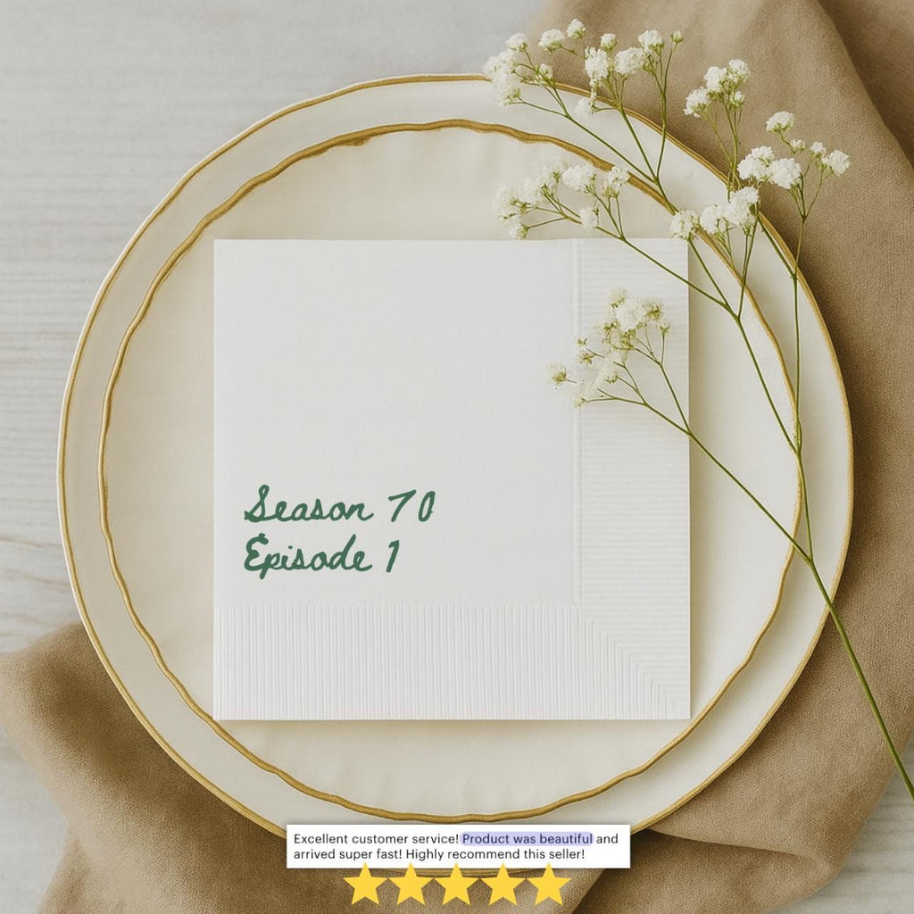 Season 70, Episode 1 | 70th Birthday Napkins