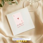 Lucky in Love Las Vegas Playing Card | Wedding Napkins