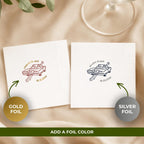 Just Married Car Wedding Napkins