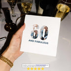 60 and Fabulous With Photo | 60th Birthday Napkins