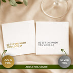60 Is Fine When You Look 49 | 60th Birthday Napkins