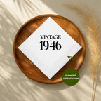Vintage 1946 | Personalized 80th Birthday Napkins
