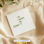 So Happy I'm 80 | Personalized 80th Birthday Napkins
