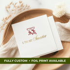 A Tini Bit Smarter | Custom Graduation Napkins