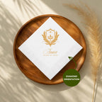 School Logo | Name & Class Year | Personalized Graduation Napkins