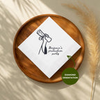 Diploma in Hand | Name & Class Year | Personalized Graduation Napkins