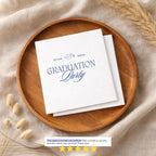Elegant Graduation Party | Name & Class Year | Personalized Graduation Napkins