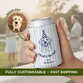 Drinks on Me Pet Portrait | Custom Dog Wedding Koozies