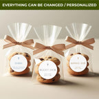 Minimal Cross | Name & Date | Personalized Baptism Stickers