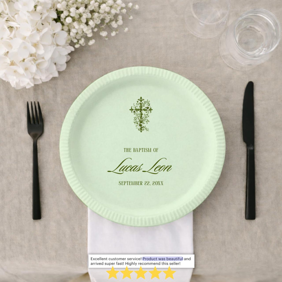 A meaningful detail for the celebration table