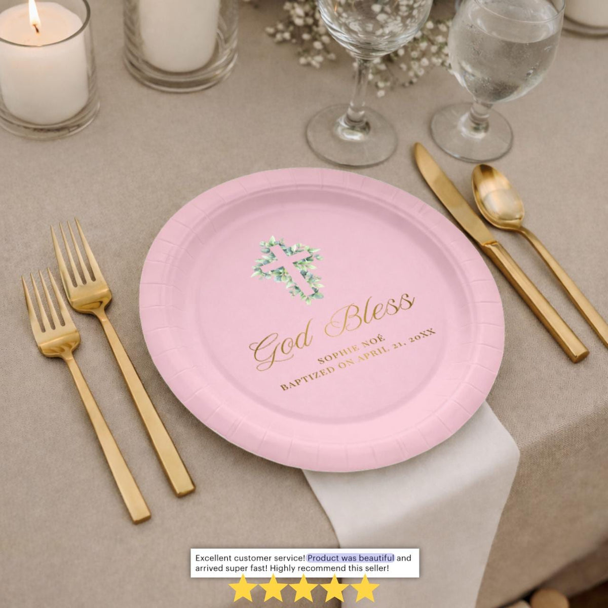 A meaningful detail for the celebration table