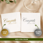 Congrats | Name & Class Year | Personalized Graduation Napkins
