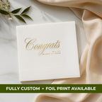 Congrats | Name & Class Year | Personalized Graduation Napkins