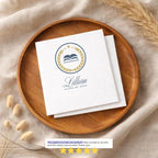 School Logo | Name & Class Year | Personalized Graduation Napkins
