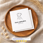 Cap Toss | Name & Class Year | Personalized Graduation Napkins