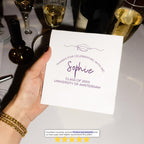 Thanks for Celebrating | Name, Class Year & School | Personalized Graduation Napkins