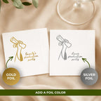 Diploma in Hand | Name & Class Year | Personalized Graduation Napkins