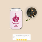 Drinks on Me Pet Portrait | Custom Dog Wedding Koozies
