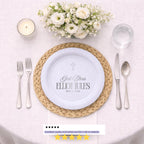 God Bless Classic | Name & Date | Personalized Baptism Plates
