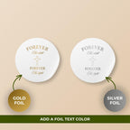 Forever His Child | Name & Date | Personalized Baptism Stickers