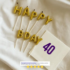 Personalized 40th Birthday Napkins