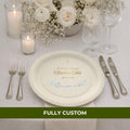 Bluebell Bow | Name & Date | Personalized Baptism Plates