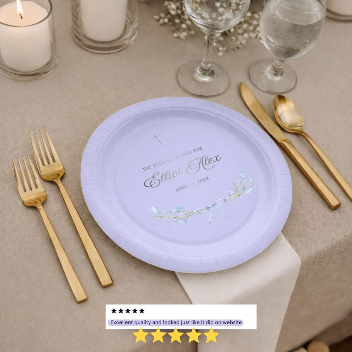 A meaningful detail for the celebration table