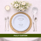 Forever His Child | Custom Wording | Personalized Baptism Plates