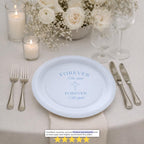 Forever His Child | Custom Wording | Personalized Baptism Plates