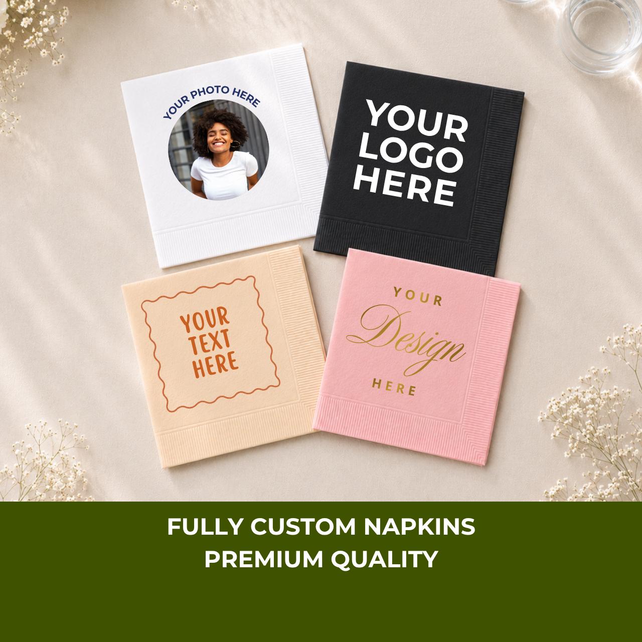 Your Design Here | Custom Personalized Napkins