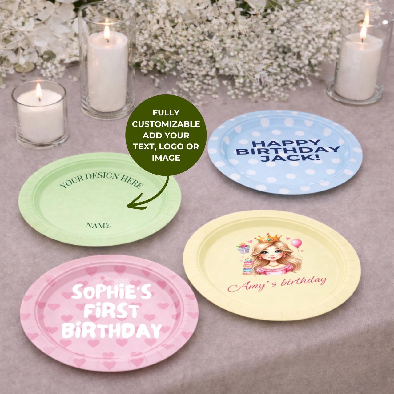Your Design Here | Custom Paper Plates