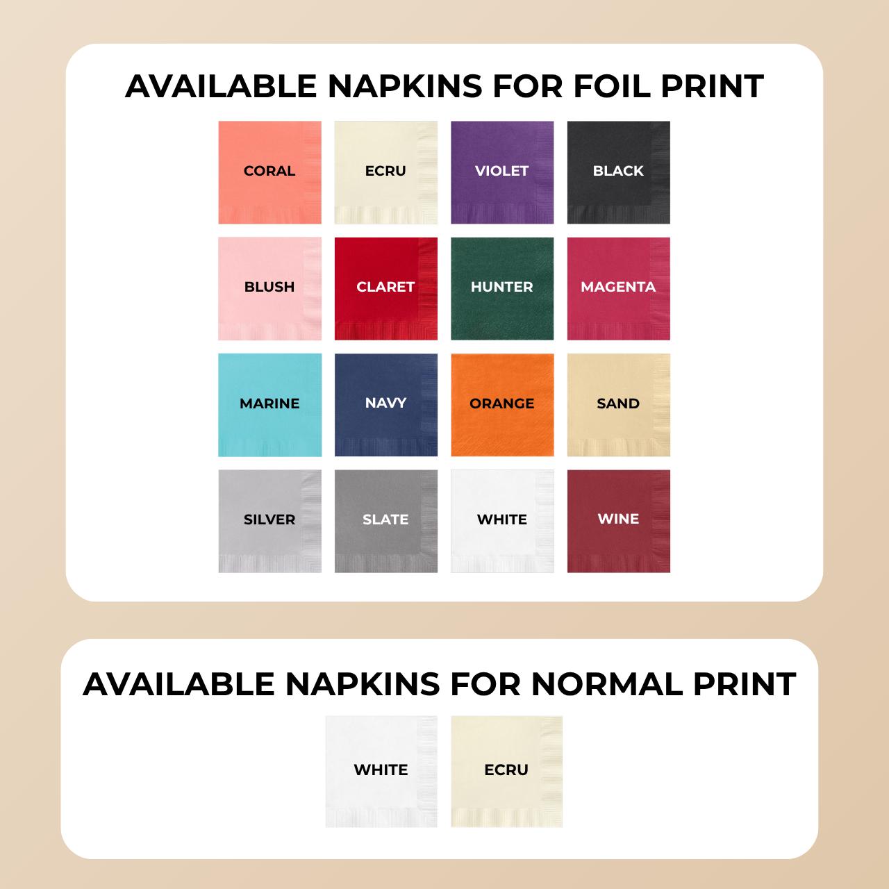 Your Design Here | Custom Personalized Napkins