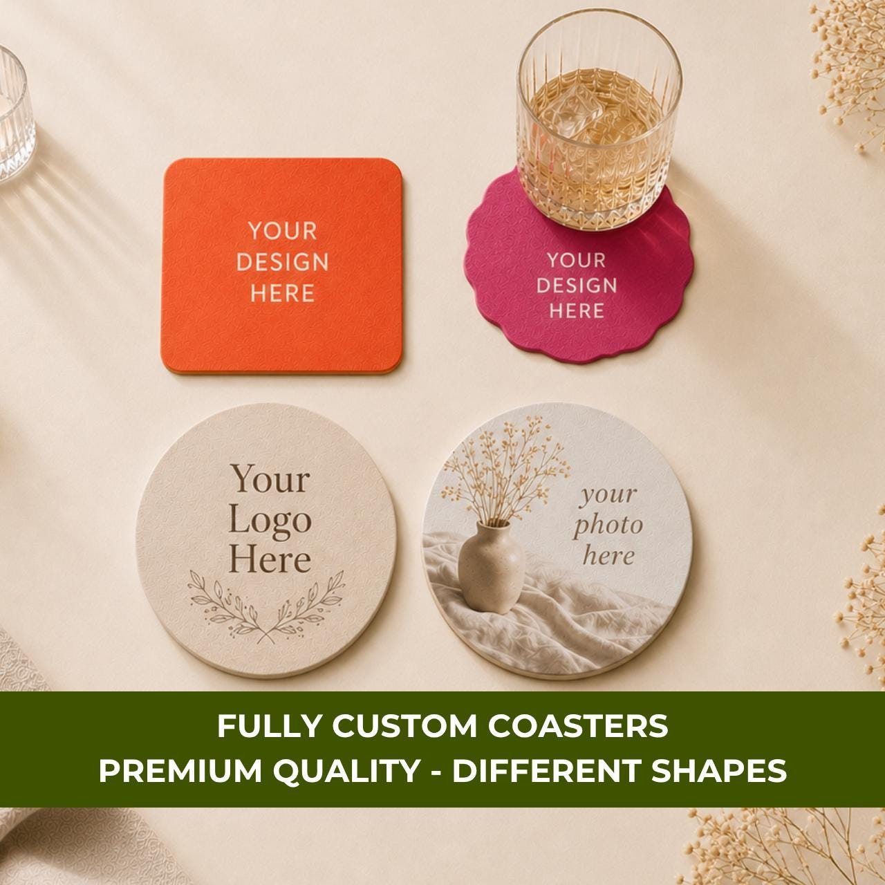 Your Design Here | Custom Coasters